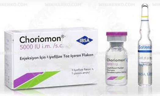 Choriomon I.M./S.C. Injection Icin Liyofilize Powder Iceren Vial 5000Ui