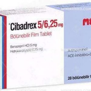 Cibadrex Bolunebilir Film Tablet  5 Mg