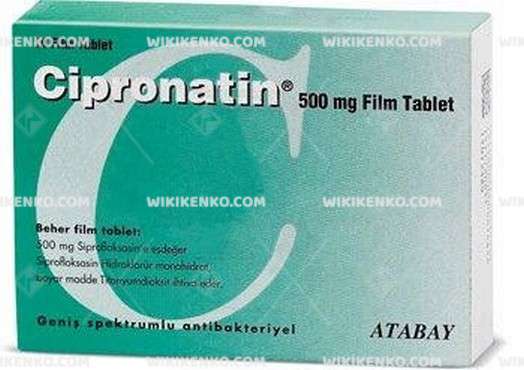 Cipronatin Film Tablet 500 Mg
