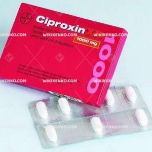 Ciproxin Xr Modifiye Salim Tablet 1000 Mg