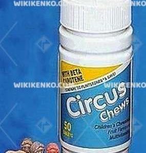 Circus Chews Cocuklar Icin Chewable Multivitamin Tablet