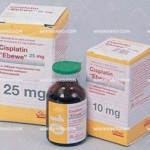 Cisplatin Ebewe I.V. Infusion Icin Konsantre Solution Iceren Vial 25  Mg