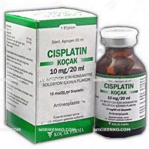 Cisplatin – Kocak Iv Infusion Icin Konsantre Solution Iceren Vial 10 Mg