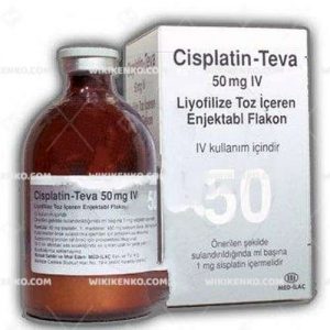 Cisplatin - Teva Iv Liyofilize Powder Iceren Injection Vial 50 Mg