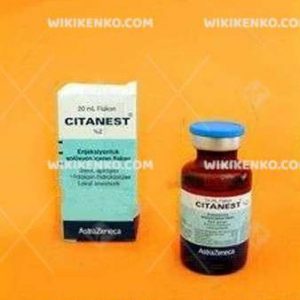 Citanest %2 Injection Solution Iceren Vial