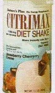 Citrimax Diet Shake With Strawberry Cherry Creme Powder