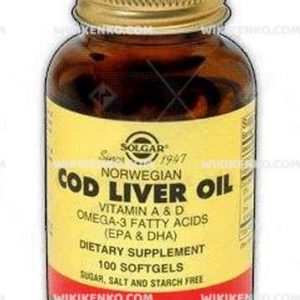 Cod Liver Oil Soft Gelatin Capsule