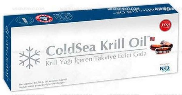 Coldsea Krill Oil Kril Yagi Iceren Takviye Edici Gida