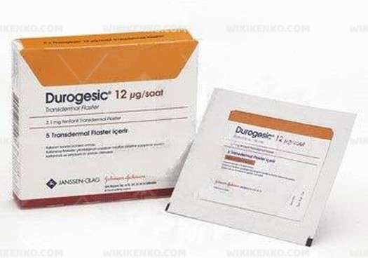 Durogesic 50mcg Patch, Treatment: Pain Relief, Janssen