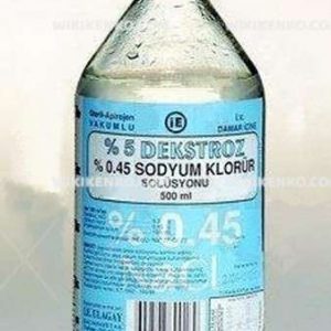 %5 Dekstroz %0.45 Sodyum Klorur Solutionu