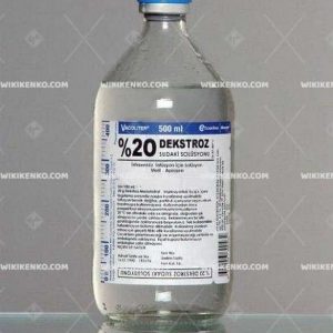%20 Dekstroz Sudaki Solutionu (Glass Bottle)