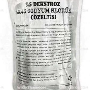 Lafleks %5 Dekstroz %0.45 Sodyum Klorur Solution