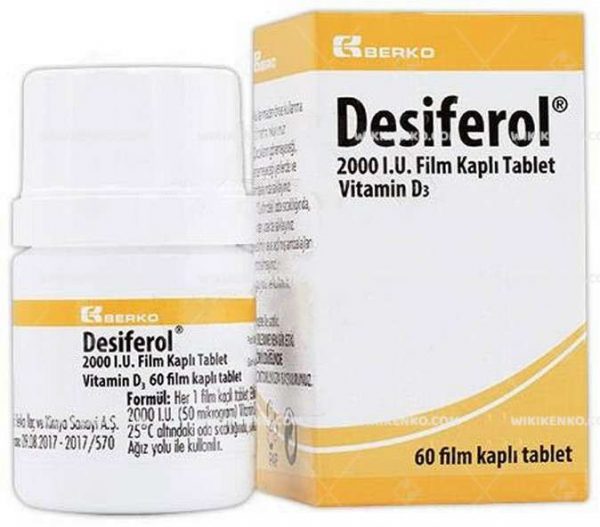 Desiferol Film Coated Tablet 2000 Iu