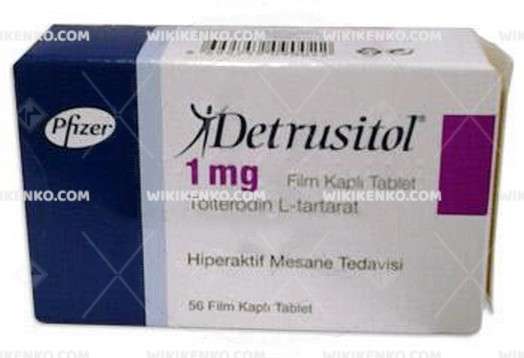 Detrusitol Film Coated Tablet 1 Mg