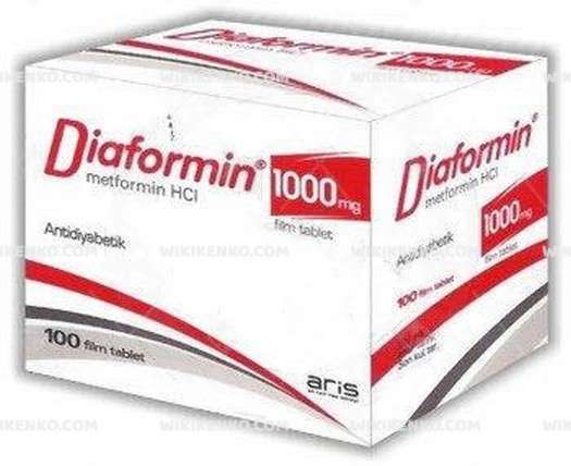 Diaformin Film Tablet 1000 Mg