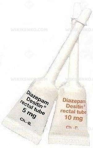 Diazepam Desitin Rektal Tup 10 Mg