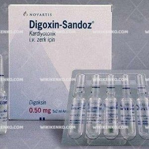 Digoxin – Sandoz I.V. Injection Icin Solution Iceren Ampul