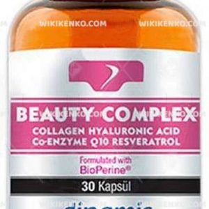 Dinamis Beauty Complex Collagen Hyaluronic Acid Co – Q10 Resveratrol Iceren Teg