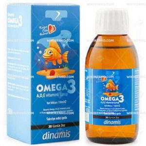 Dinamis Omega 3 A, D, E Vitaminli Takviye Edici Gida