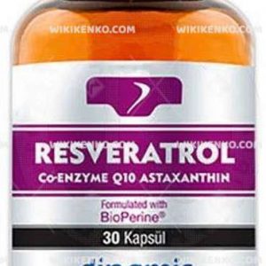 Dinamis Resveratrol Co - Q10 Astaxanthin Iceren Takviye Edici Gida