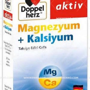 Doppelherz Magnezyum + Kalsiyum Tablet