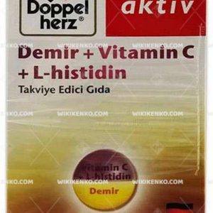 Doppelherz Aktiv Demir + Vitamin C + L - Histidin Takviye Edici Gida