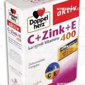 Doppelherz C + Zink + E Langzeit - Vitamine Tablet