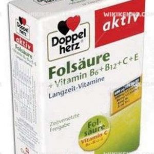 Doppelherz Folsaure + Vitamin B6 + B12 + C + E Tablet