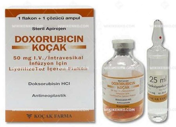 Doxorubicin Kocak I.V./Intravesikal Inf. Icin Liyf.Powder Icrn. Vial 50 Mg