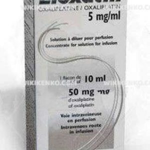 Eloxatin Iv Infusion Icin Konsantre Solution Iceren Vial  50 Mg