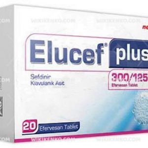 Elucef Plus Efervesan Tablet  300 Mg