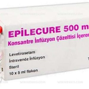Epilecure Konsantre Infusion Solution Iceren Vial
