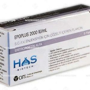 Epoplus S.C./I.V. Injection Icin Solution Iceren Vial 2000 Ui
