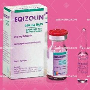 Eqizolin Im/Iv Injection Powder Iceren Vial 250 Mg