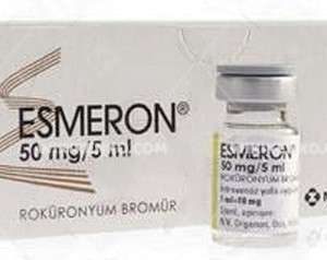 Esmeron Injection Icin Solution Iceren Vial 50 Ml