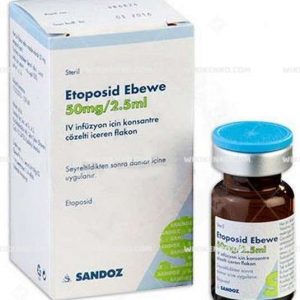 Etoposid Ebewe Iv Infusion Icin Konsantre Solution Iceren Vial  50 Mg