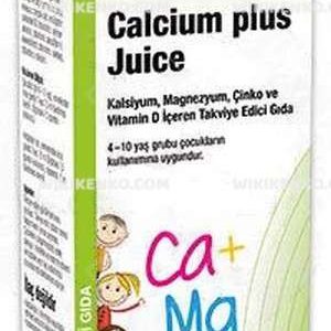 Eurho Vital Calcium Plus Juice – Kalsiyum,Magnezyum,Cinko Ve Vitamin D Iceren Takviye Edici Gida