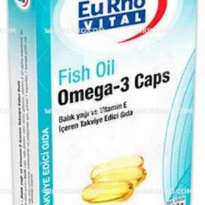Eurho Vital Omega – 3 Caps Fish Oil Ve Vitamin E Iceren Takviye Edici Gida