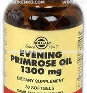 Evening Primrose Oil Soft Gelatin Capsule 1300 Mg