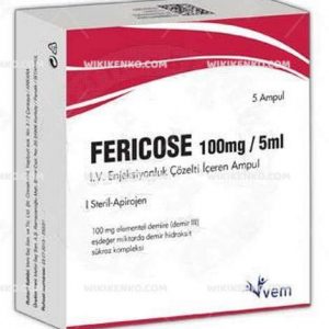 Fericose I.V. Injection Solution Iceren Ampul