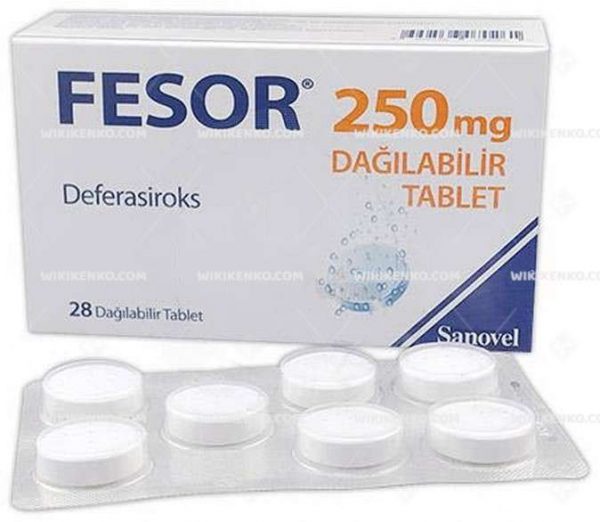 Fesor Dagilabilir Tablet 250 Mg