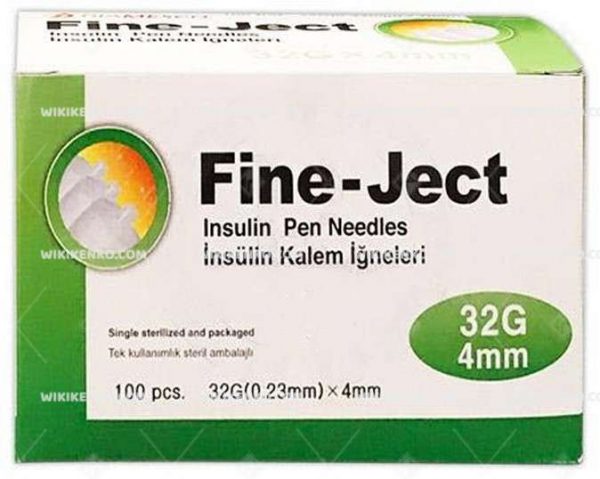 Fine - Ject Insulin Kalem Needle 4 Mm (32G)