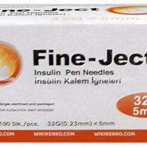 Fine – Ject Insulin Kalem Needle 5 Mm (32G)