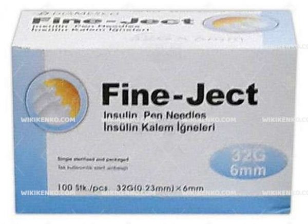 Fine-Ject Insulin Pen Needle 6 Mm (32G)