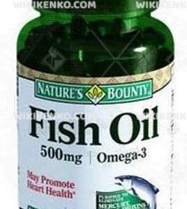Fish Oil Soft Gelatin Capsule 500 Mg