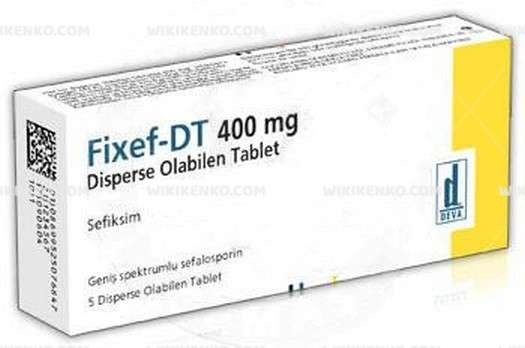 Fixef - Dt Disperse Olabilen Tablet