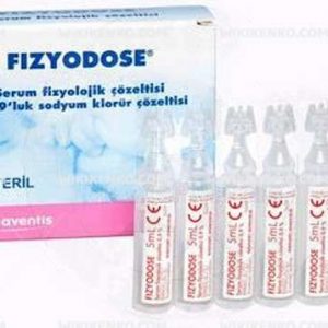 Fizyodose Serum Physiological Solution Tek Dozluk Ambalajlarda