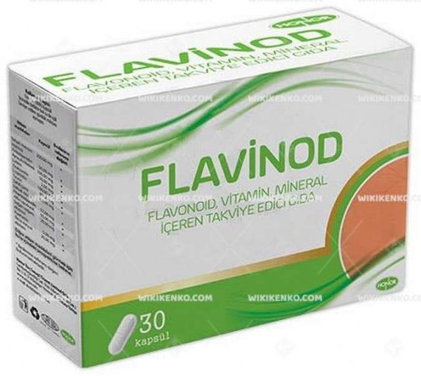 Flavinod Flavonoid, Vitamin, Mineral Iceren Takviye Edici Gida