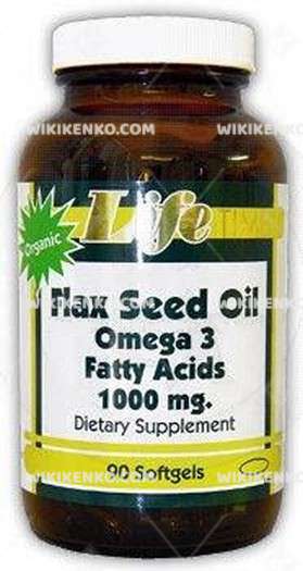 Life Time Flax Seed Oil Soft Gelatin Capsule
