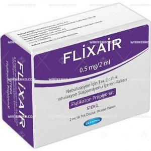 Flixair Nebulizasyon Icin Tek Dozluk Inhalation Suspensionu Iceren Vial 0.5 Mg